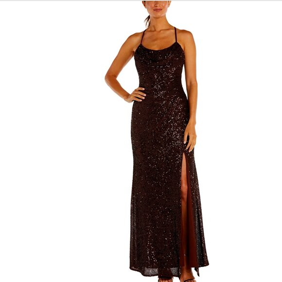 Nightway Sequin Gown (from Macys)-Size 8 (paid $89 originally) - Picture 1 of 3